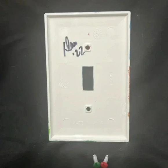 Howdy Ho! Christmas Poo Light switch cover - Picture 3 of 3